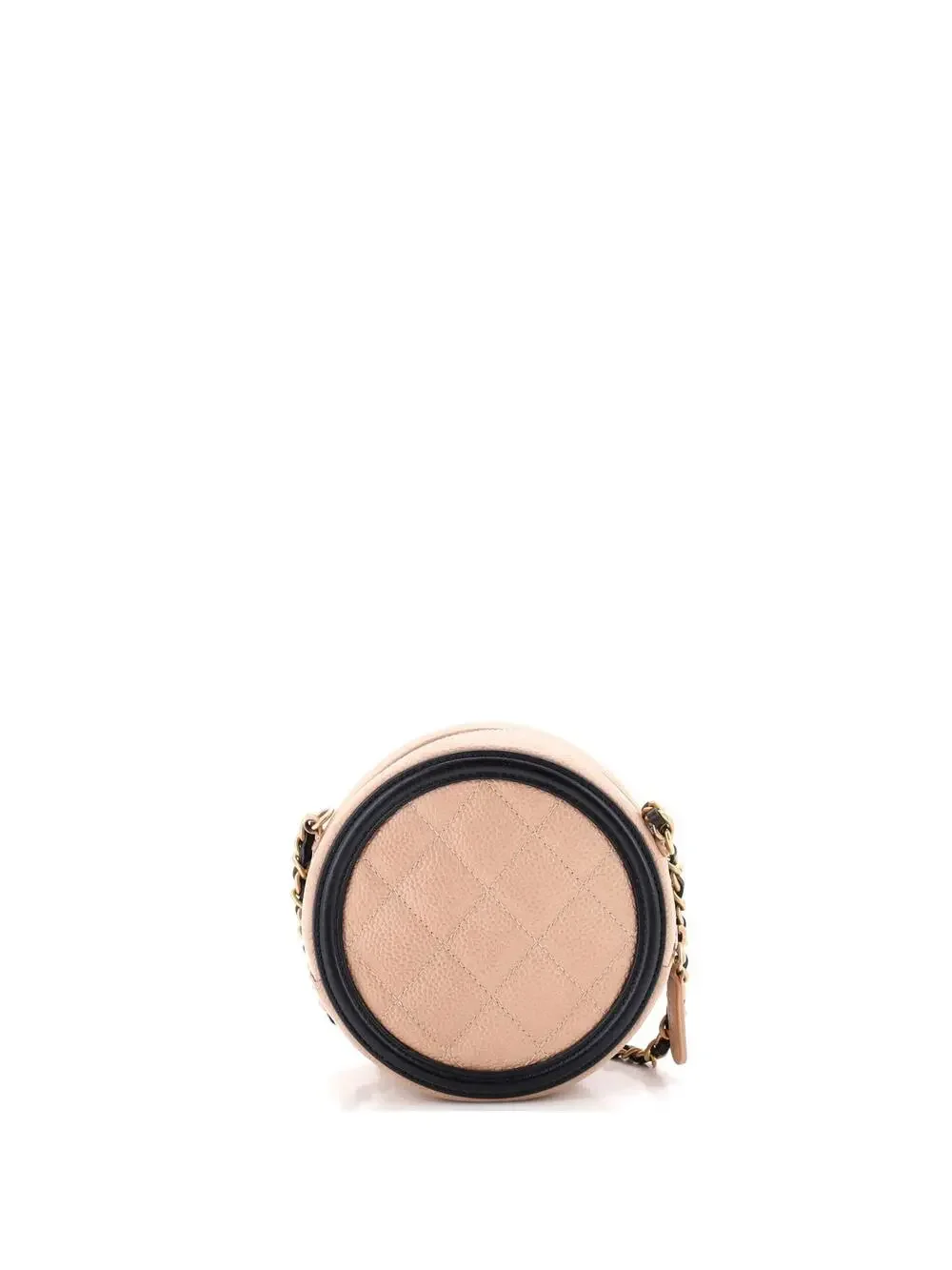 Chanel Filigree Round Clutch With Chain #295042C24B